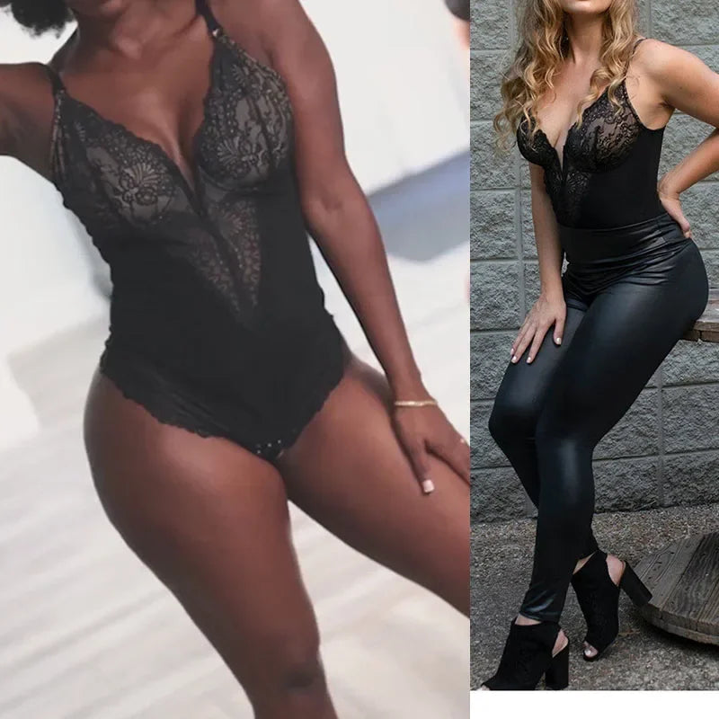 Body en dentelle gainant